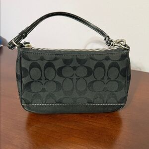 Coach Black Signature Clutch